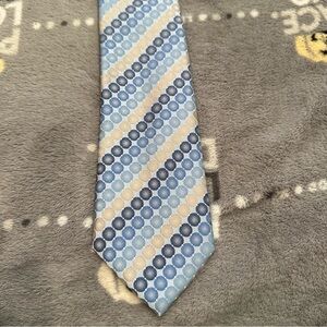 Geoffrey Beene Circle Striped Print Tie